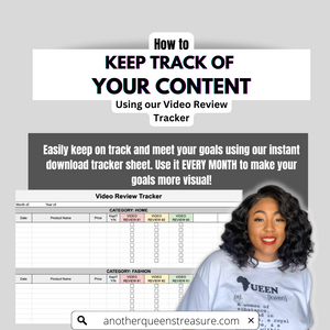 Video Review Tracker Sheet