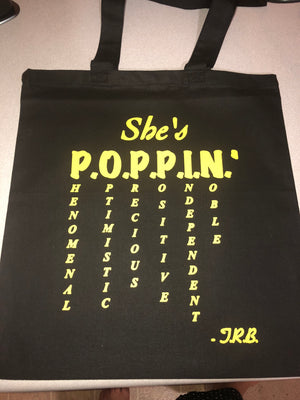 She’s Poppin Tote Bag