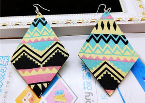Freedom Print Earrings