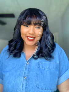 Human Hair Bang Cut Wig